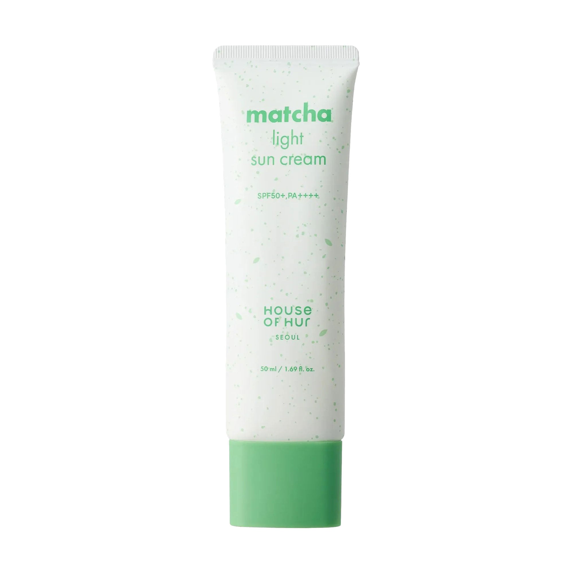 Легкий сонцезахисний крем для обличчя House of Hur Matcha Light Sun Cream з матчею, SPF 50+ PA++++, 50 мл